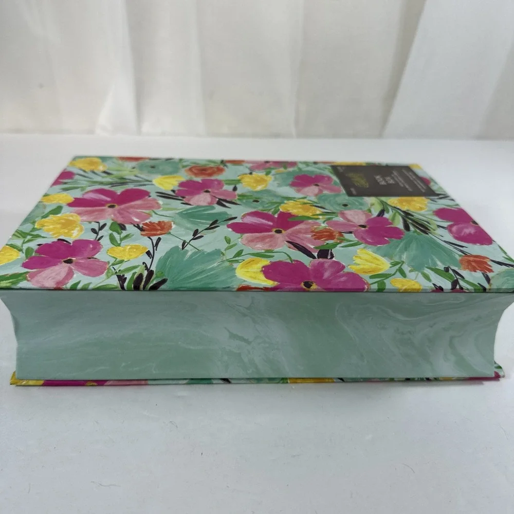 Floral Decorative Book Storage Box 8.5